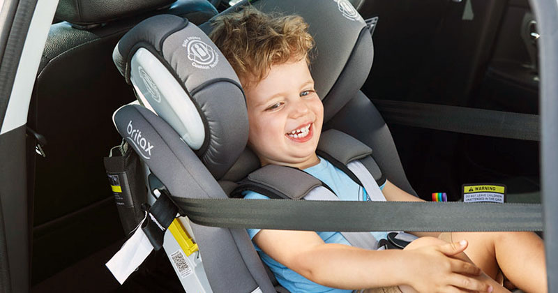 Britax rearward facing car seat for a toddler