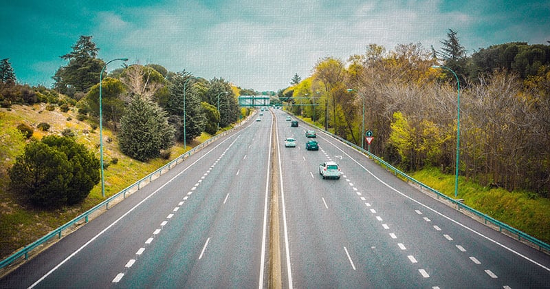 Driving on expressway for a changeover